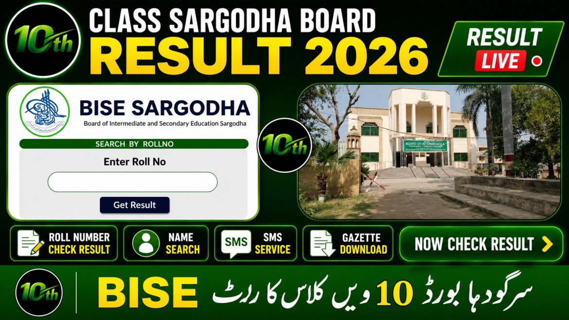 10th Class Result 2026 Sargodha Board