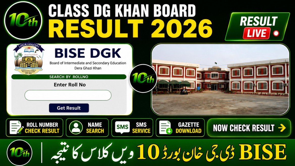 BISE DG Khan Board 10th Result