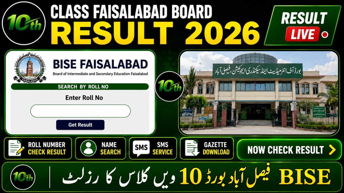 BISE Faisalabad Board 10th Class Result